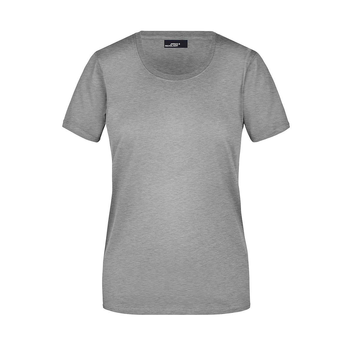 Daiber JN901 Leicht tailliertes T-Shirt aus Single Jersey grau (grey-heather)