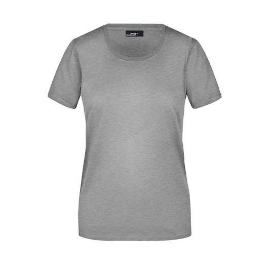 Daiber JN901 Leicht tailliertes T-Shirt aus Single Jersey grau (grey-heather)