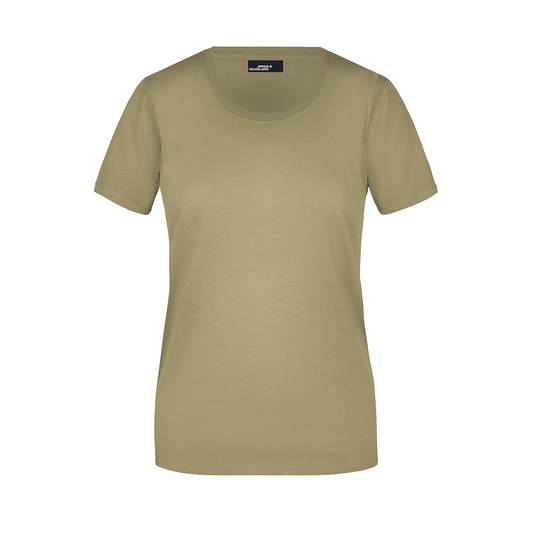 Daiber JN901 Leicht tailliertes T-Shirt aus Single Jersey braun (khaki)