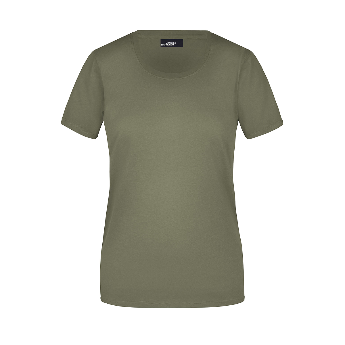 Daiber JN901 Leicht tailliertes T-Shirt aus Single Jersey braun/grün/oliv (olive)