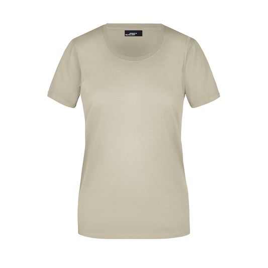 Daiber JN901 Leicht tailliertes T-Shirt aus Single Jersey braun/grau (stone)