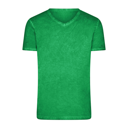 Daiber JN976 Trendiges T-Shirt mit V-Ausschnitt grün (fern-green)