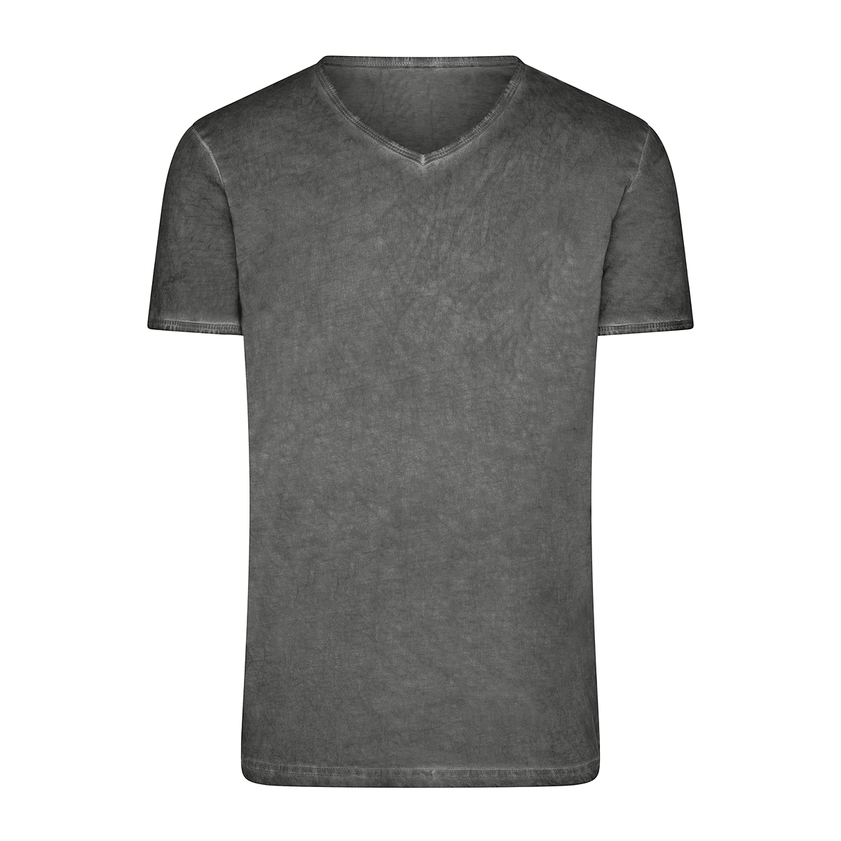 Daiber JN976 Trendiges T-Shirt mit V-Ausschnitt grau (graphite)
