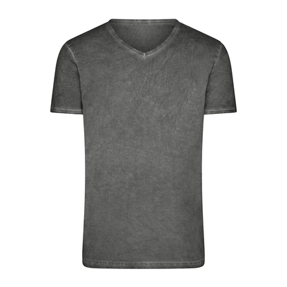 Daiber JN976 Trendiges T-Shirt mit V-Ausschnitt grau (graphite)