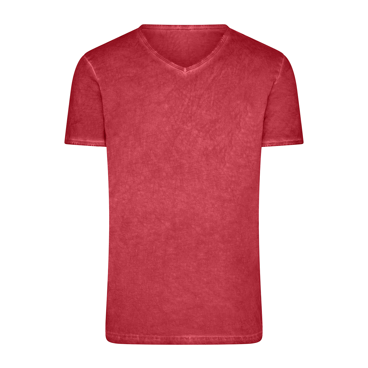 Daiber JN976 Trendiges T-Shirt mit V-Ausschnitt rot (red)