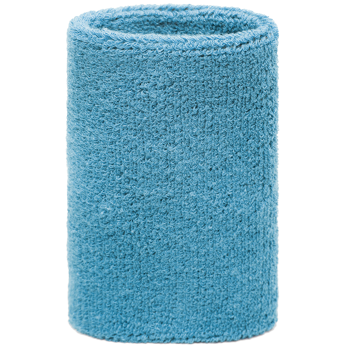 Daiber MB044 Extrabreites Armschweißband aus Frottee blau (light-blue)