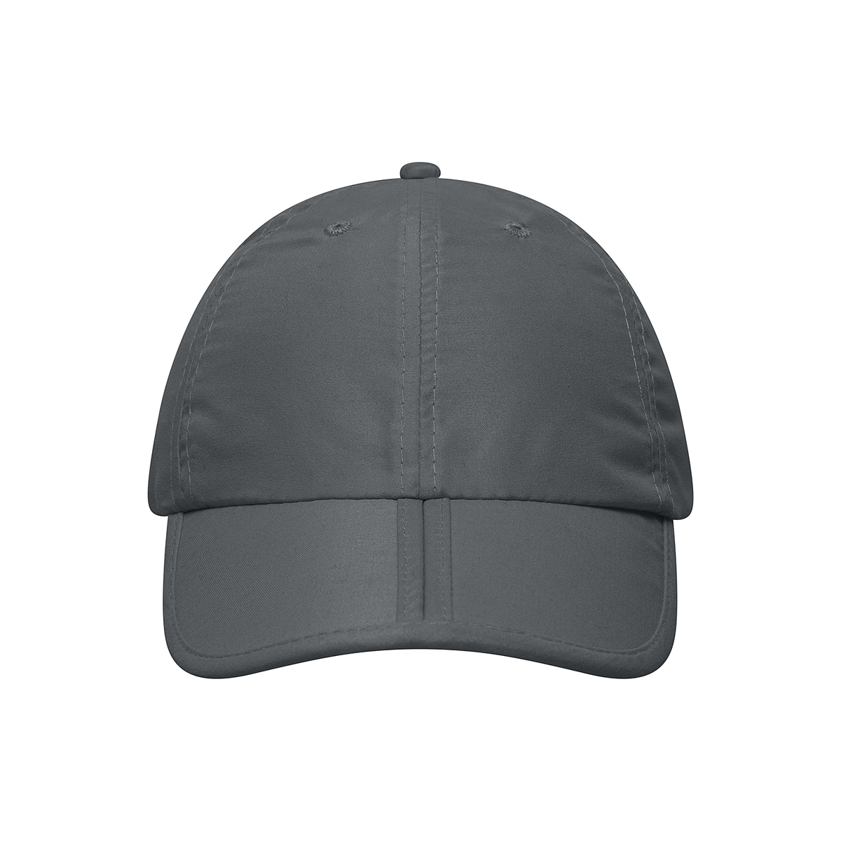 Daiber MB6155 Faltbares 6 Panel Cap aus weicher Microfaser grau (dark-grey)