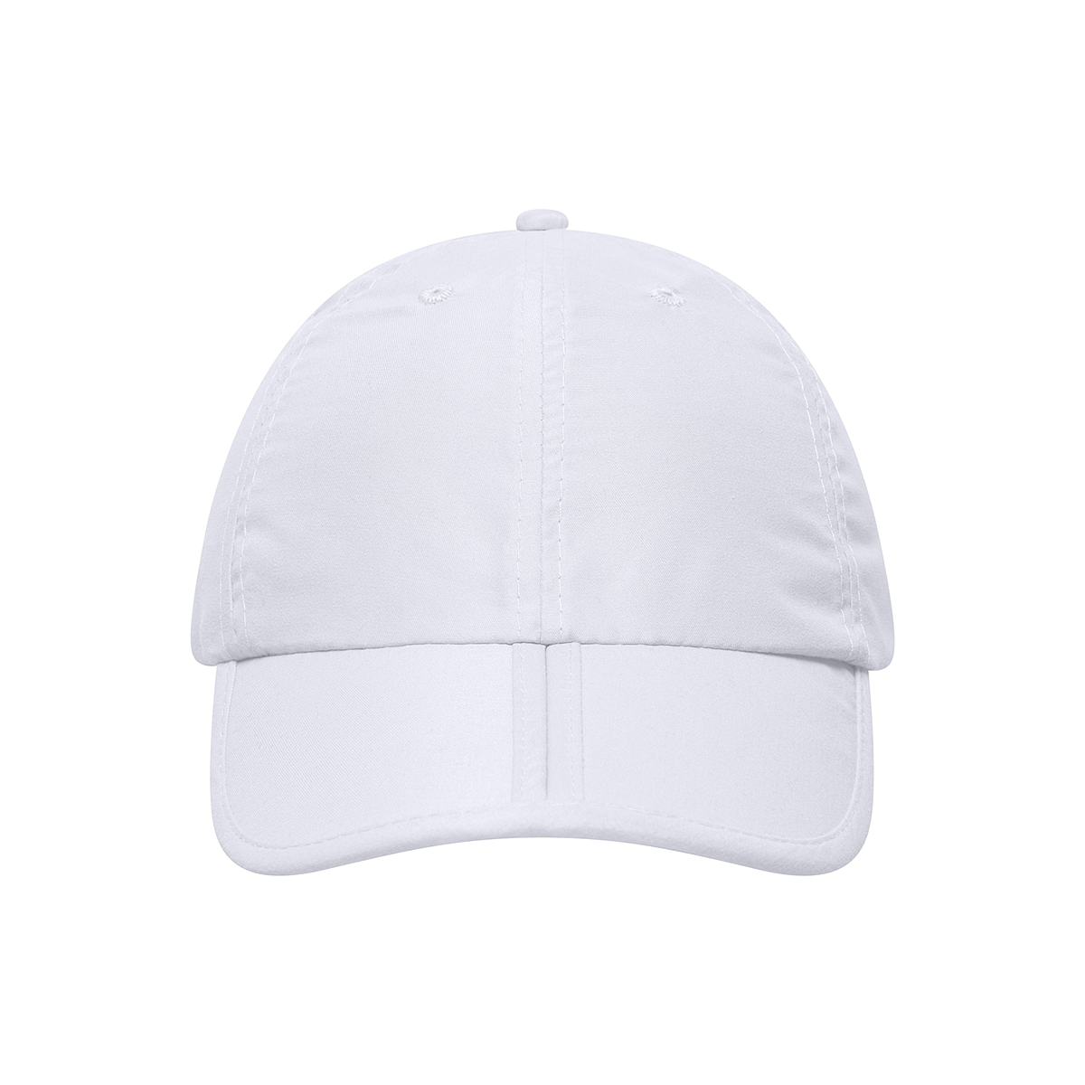 Daiber MB6155 Faltbares 6 Panel Cap aus weicher Microfaser weiß (white)