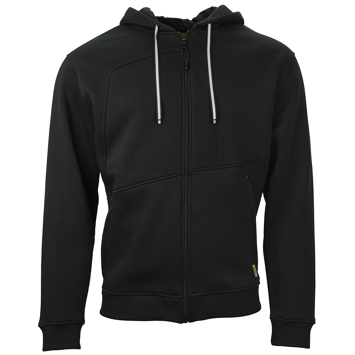 Zip-Sweatjacke mit Hoodie schwarz von Dress and Safe