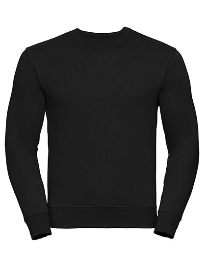 Rundhals-Sweatshirt schwarz