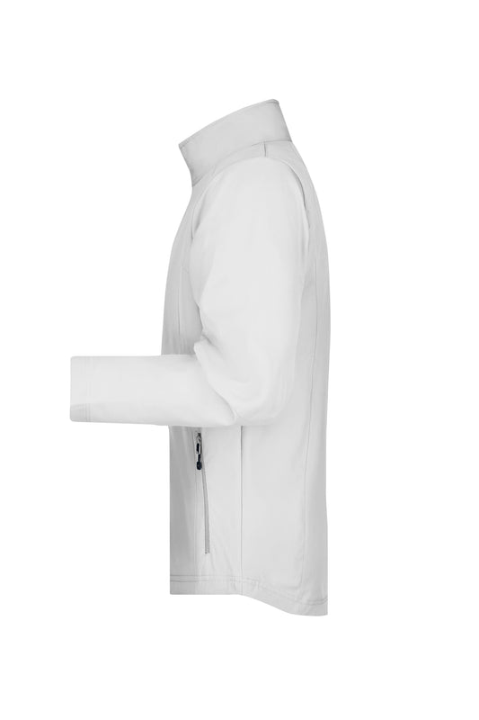 Daiber JN1020 Giacca softshell alla moda bianca (bianco sporco)