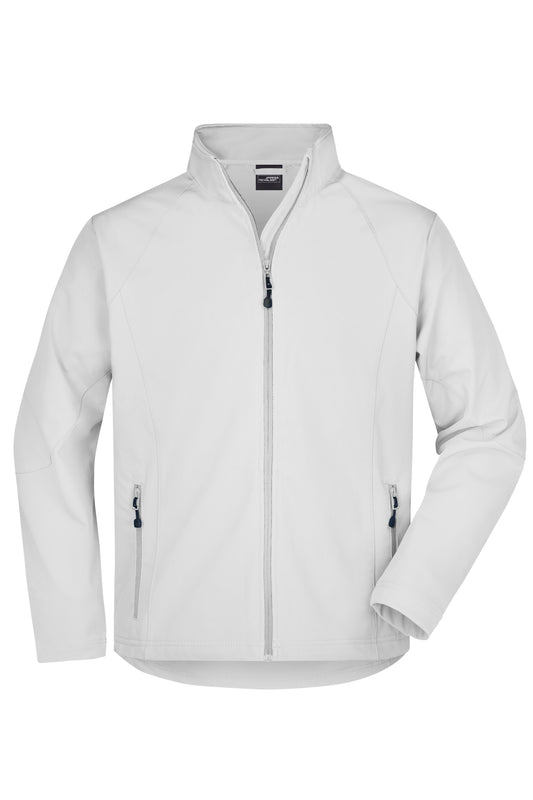 Daiber JN1020 Giacca softshell alla moda bianca (bianco sporco)