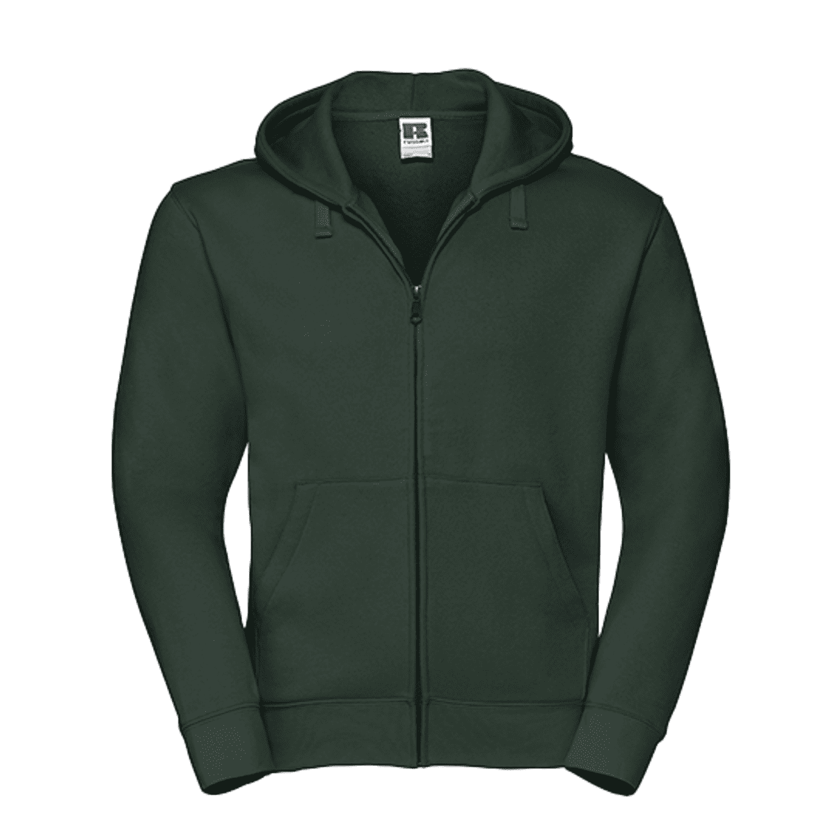 Zip-Sweaterjacke grün
