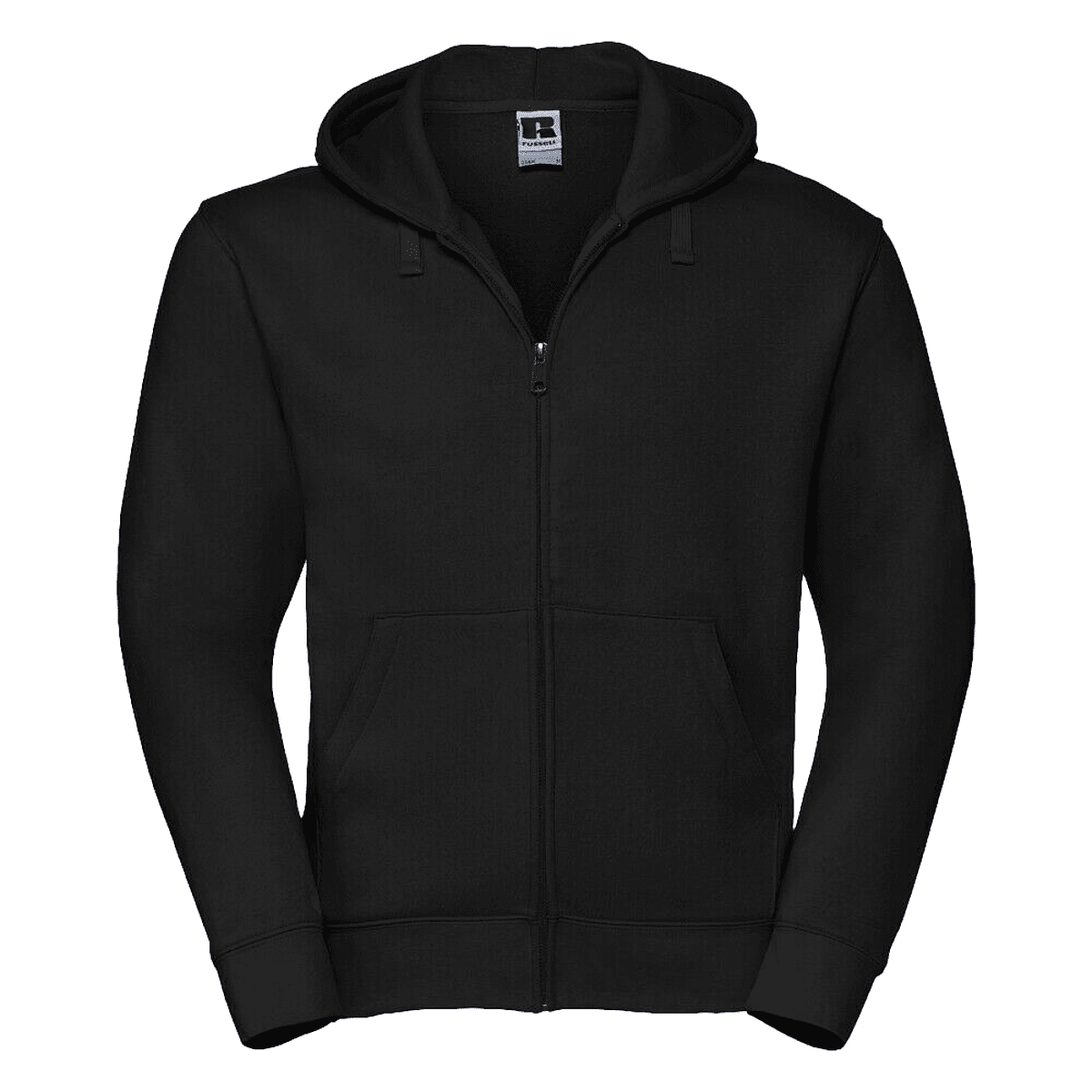 Zip-Sweaterjacke schwarz