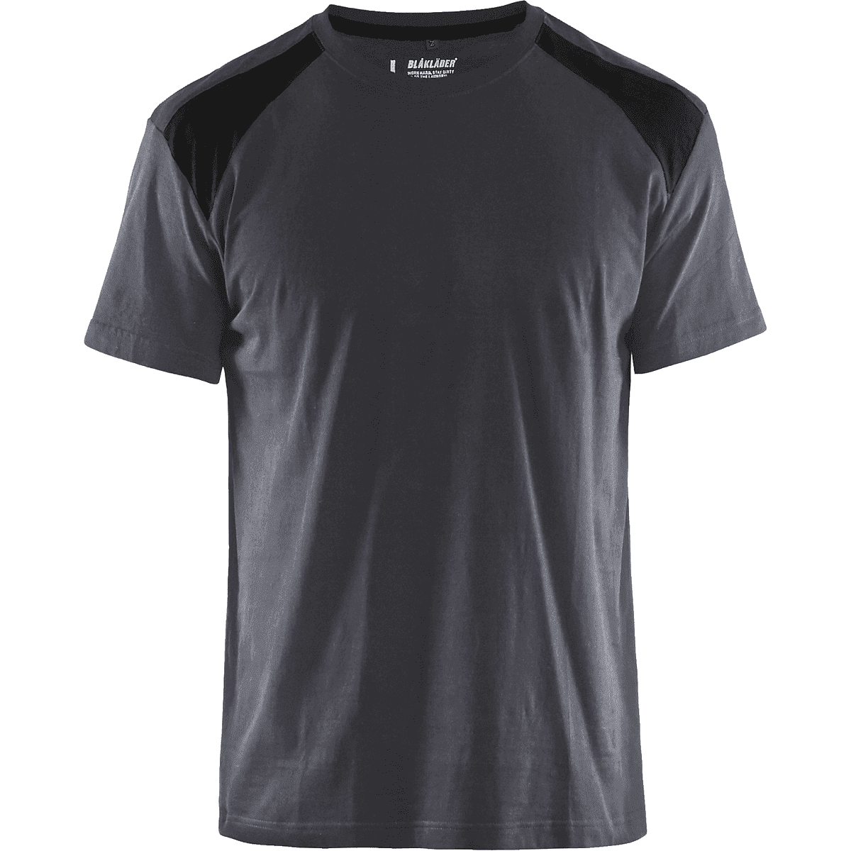 Blakläder T-Shirt mittelgrau/ schwarz, Gr. XL