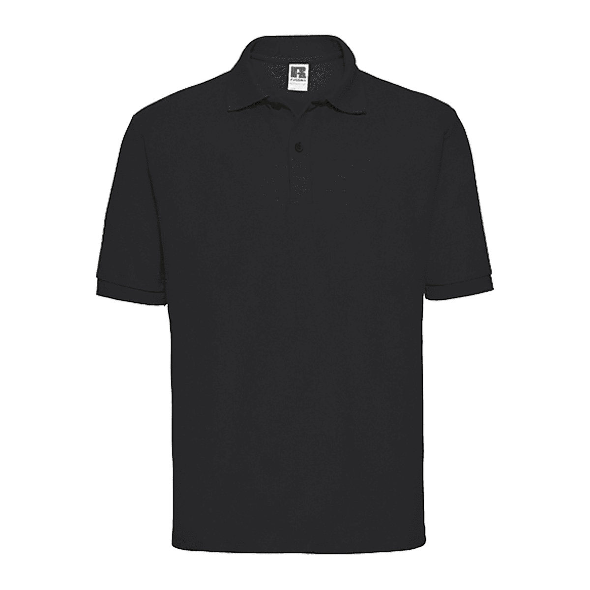 Poloshirt 65/35 schwarz, Größe L