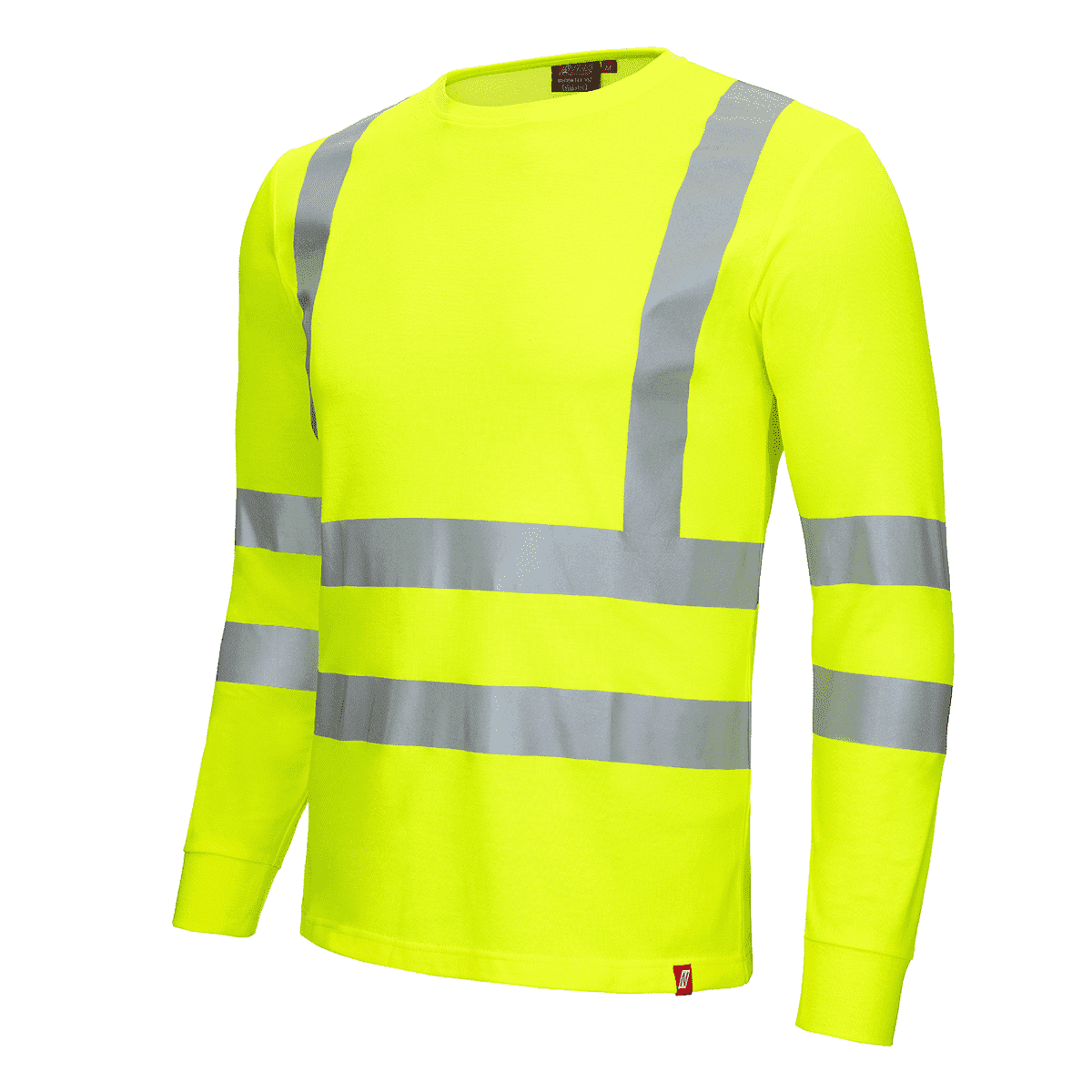Warnschutz-Langarmshirt, neongelb, Gr.4XL